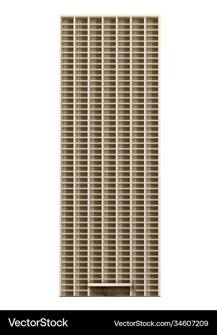 High Resolution Building Vector Modern high building Royalty Free Vector Image