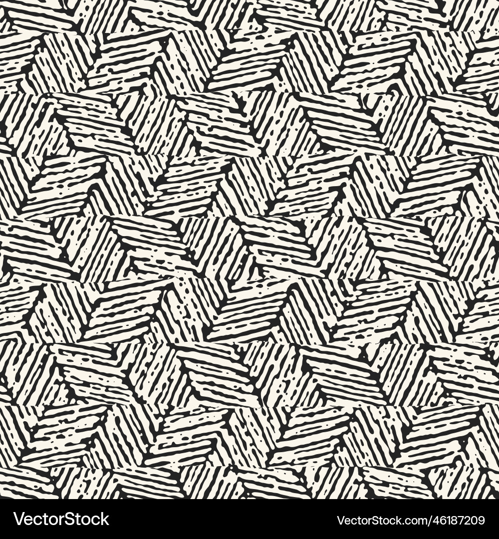 Mottled Zigzag Tintenmuster Vektorbild
