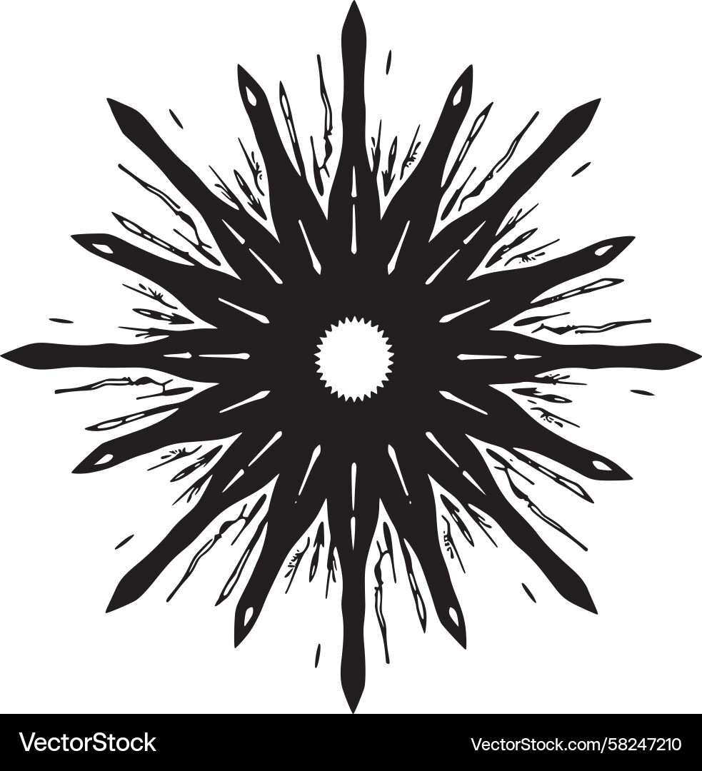 Dynamic Starburst Pattern Vector Image