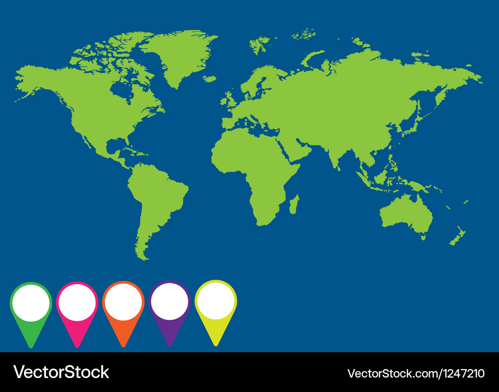 Globe with signals application Vector Image