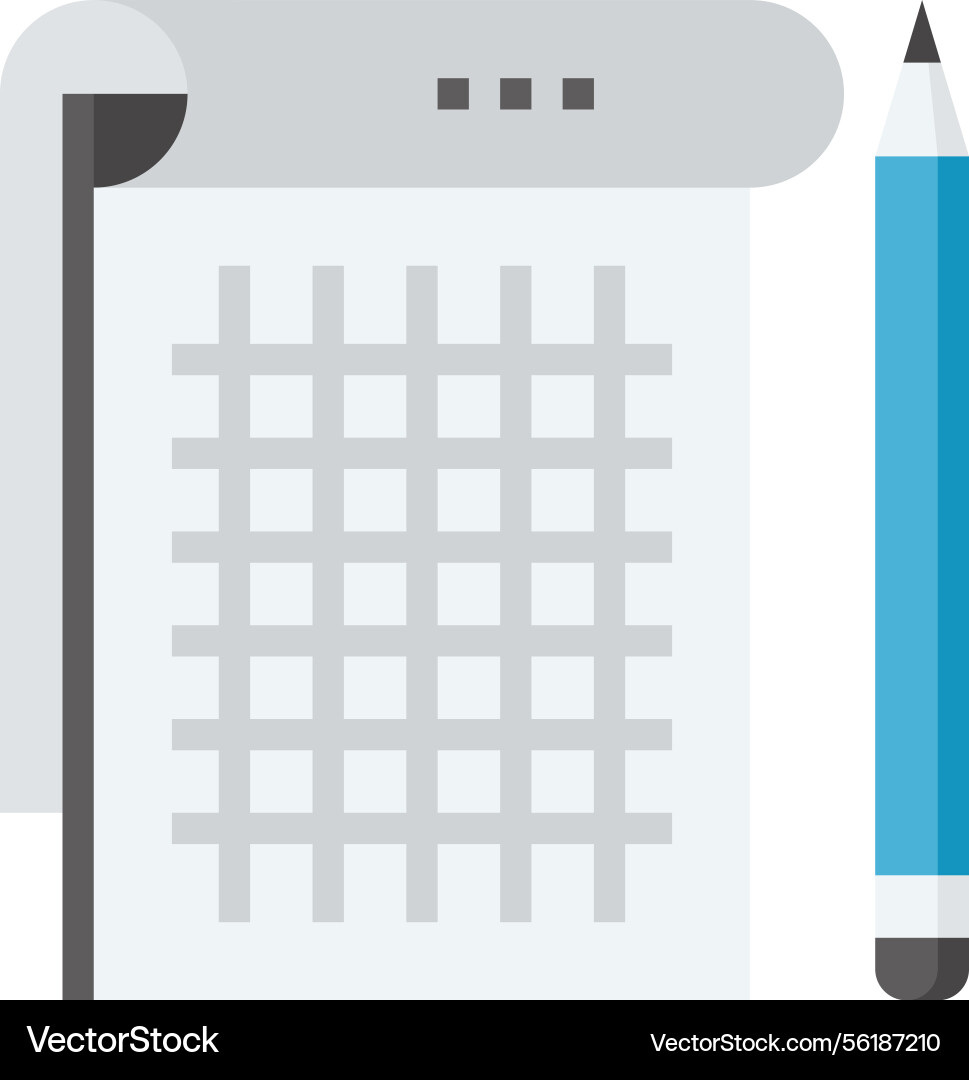 Notebook flat web icon Notebook flat web icon vector image