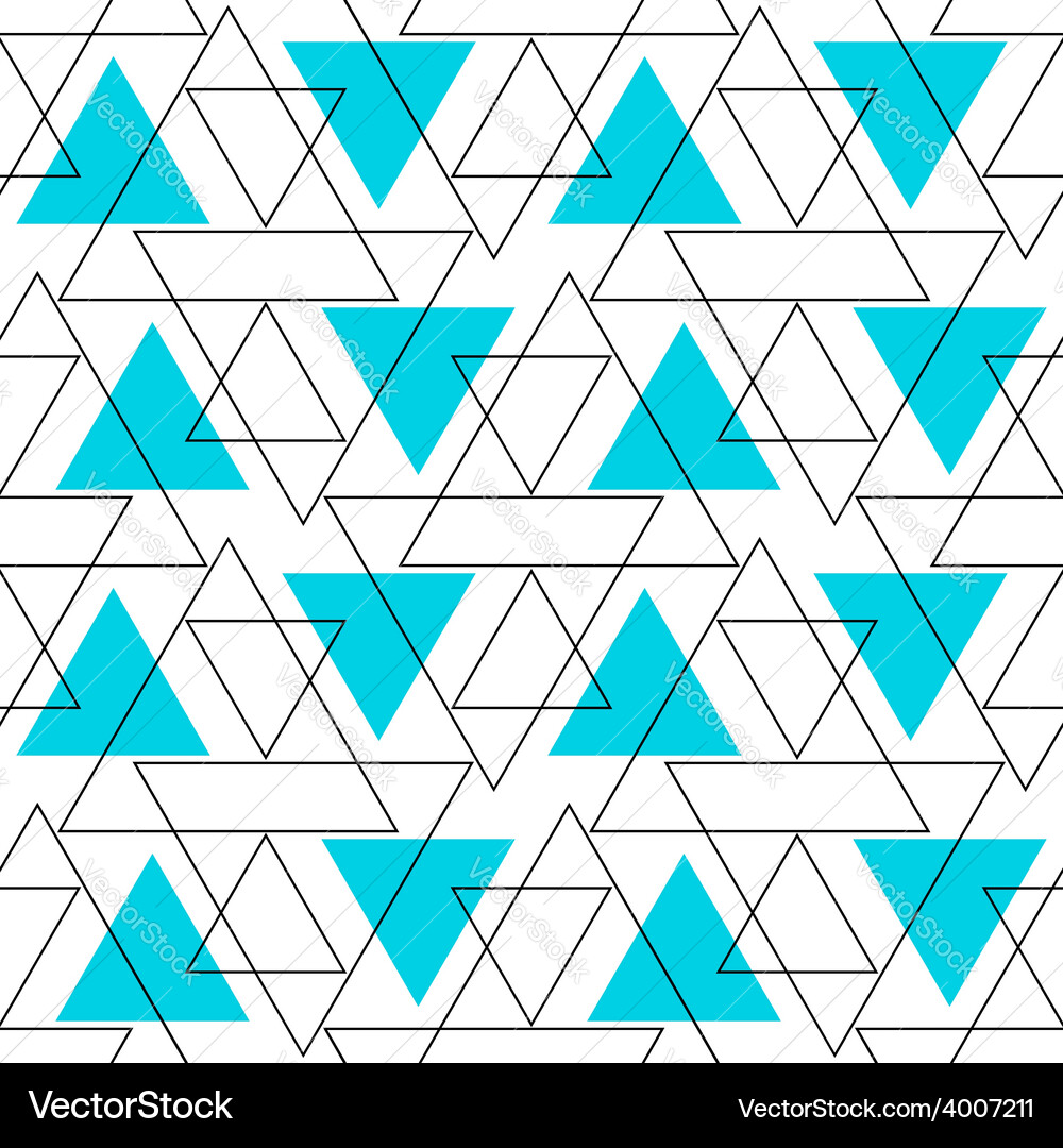 Abstract background geometric seamless pattern Vector Image