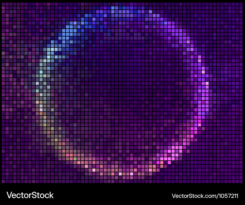 Abstract Pixel Sparkle Background Vector Image