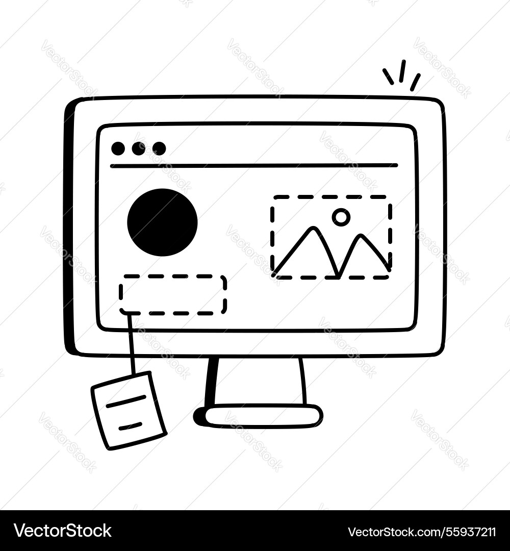 Web design vector image