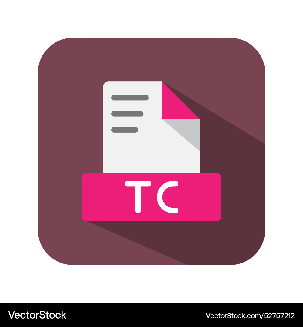 Tc flat icons symbol document files archive Tc flat icons symbol document files archive vector image