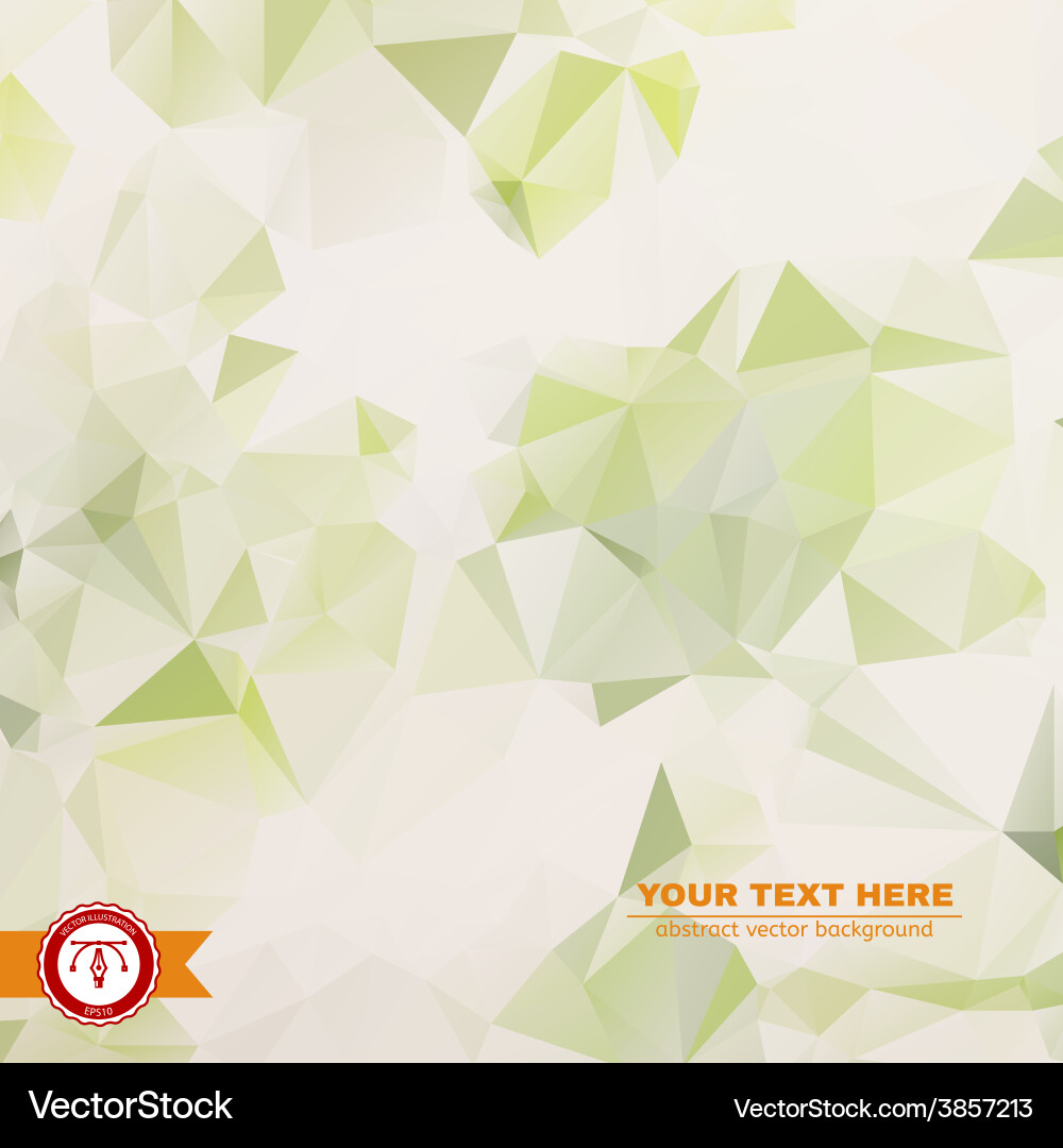 Abstract colorful triangles background vector image