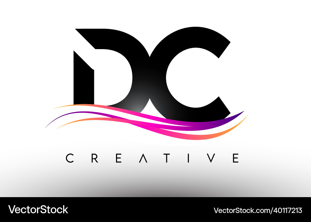 Dc Logo Buchstaben Design Icon Buchstaben Dc Logo Buchstaben Design Icon Buchstaben vektorbild