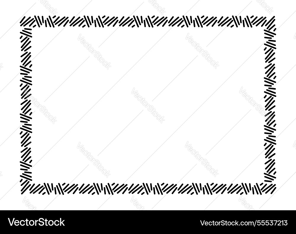 Rectangle a4 frame border graphic simple Rectangle a4 frame border graphic simple vector image