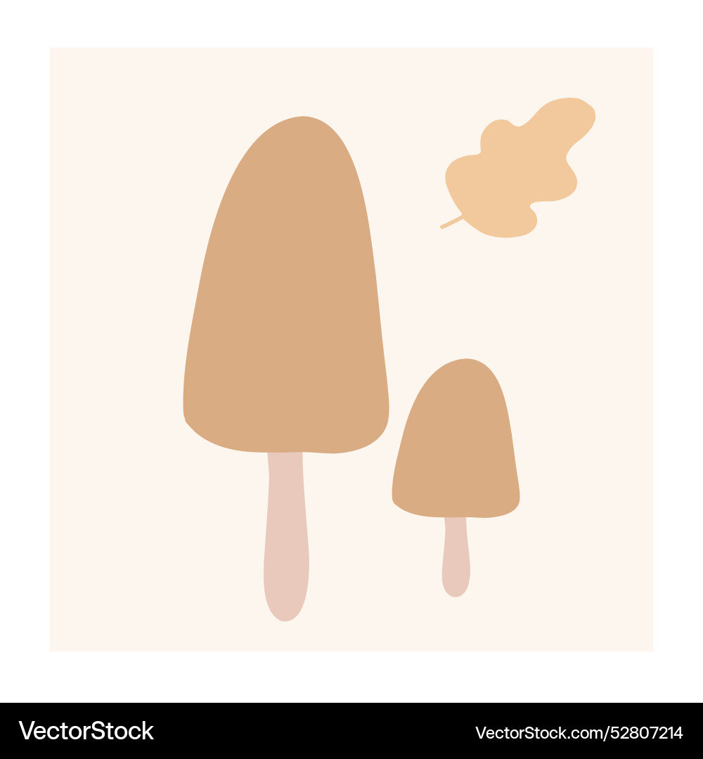 Abstract featuring two simplistic Vector Image