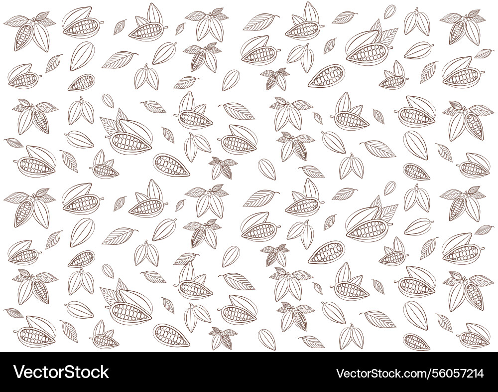Cocoa template frame Cocoa template frame Vector Image