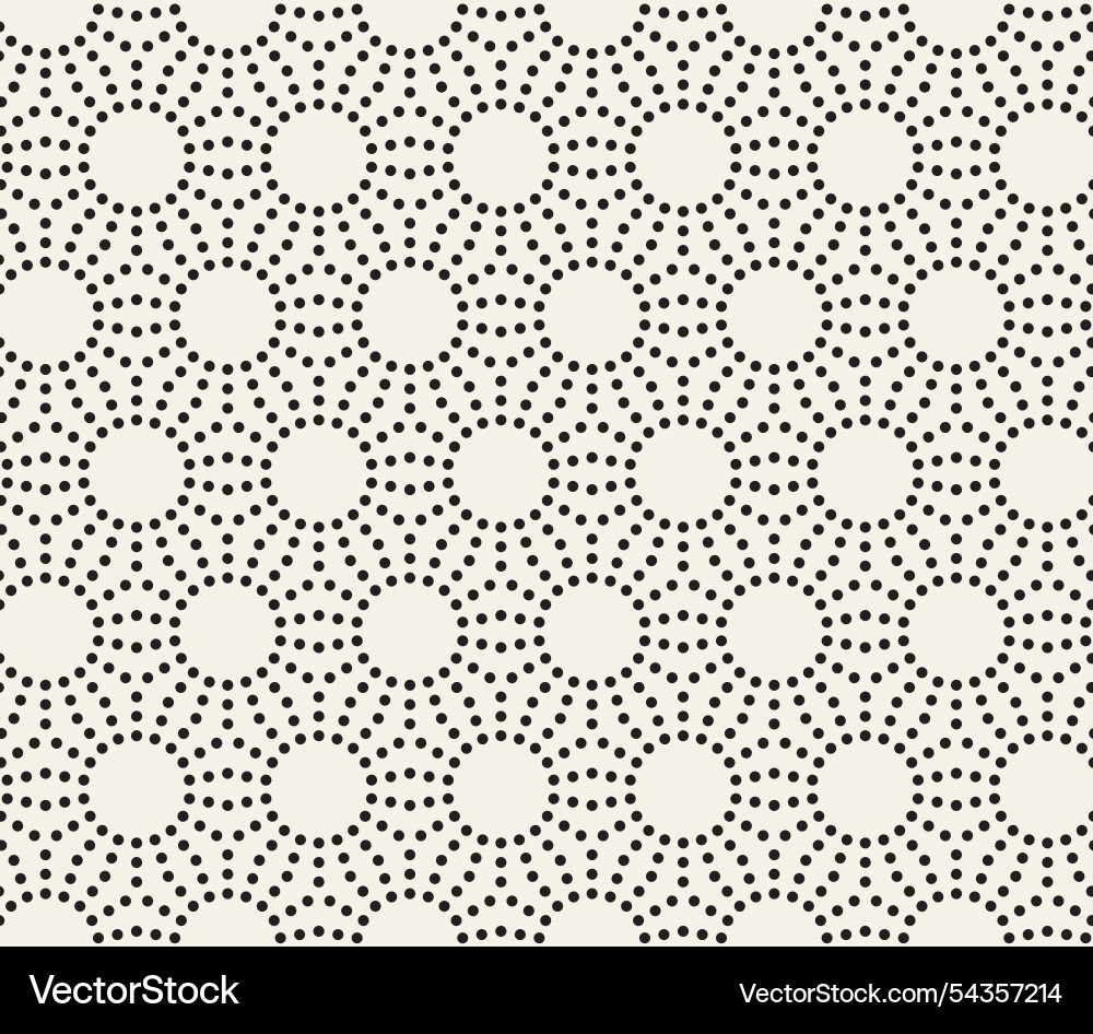 Seamless pattern repeating geometric elements vector image