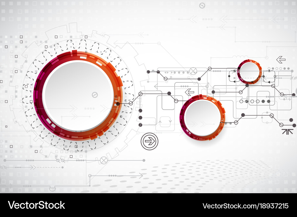 Abstract technological background Vector Image
