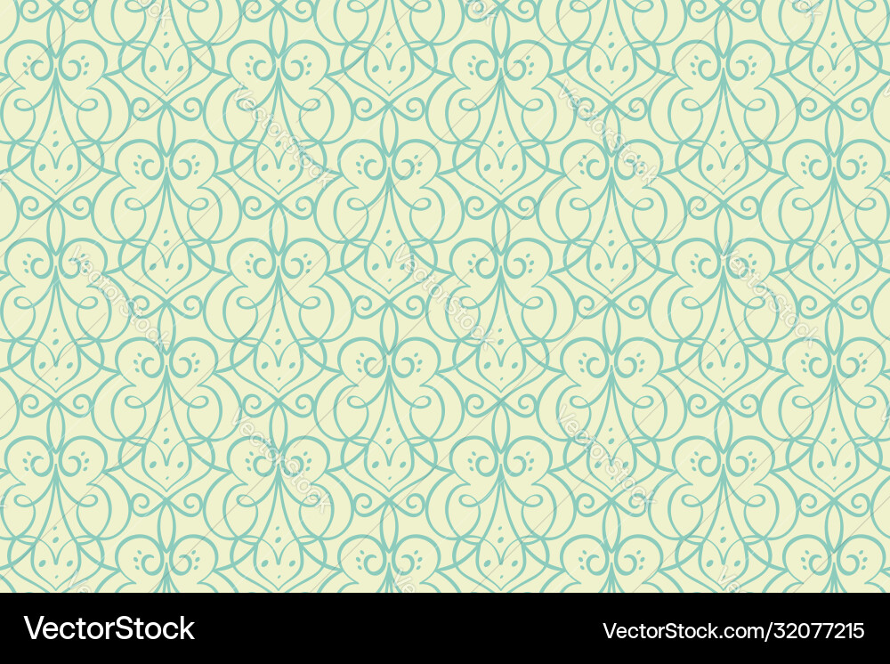 Elegant Seamless Curl Pattern vector image