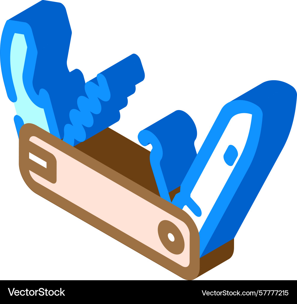 Multi functional isometric icon Multi functional isometric icon Vector Image