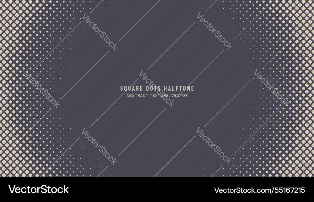 Square rounded dots halftone pattern round frame Square rounded dots halftone pattern round frame vector image