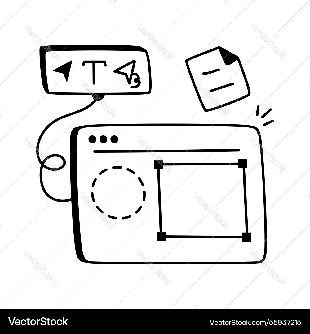 Web design vector image