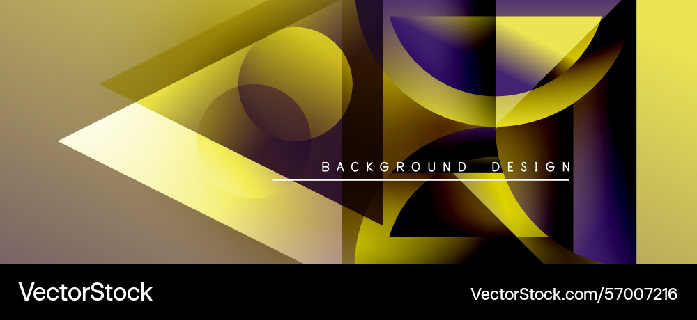 Abstract geometric shapes overlap creating Abstract geometric shapes overlap creating Vector Image