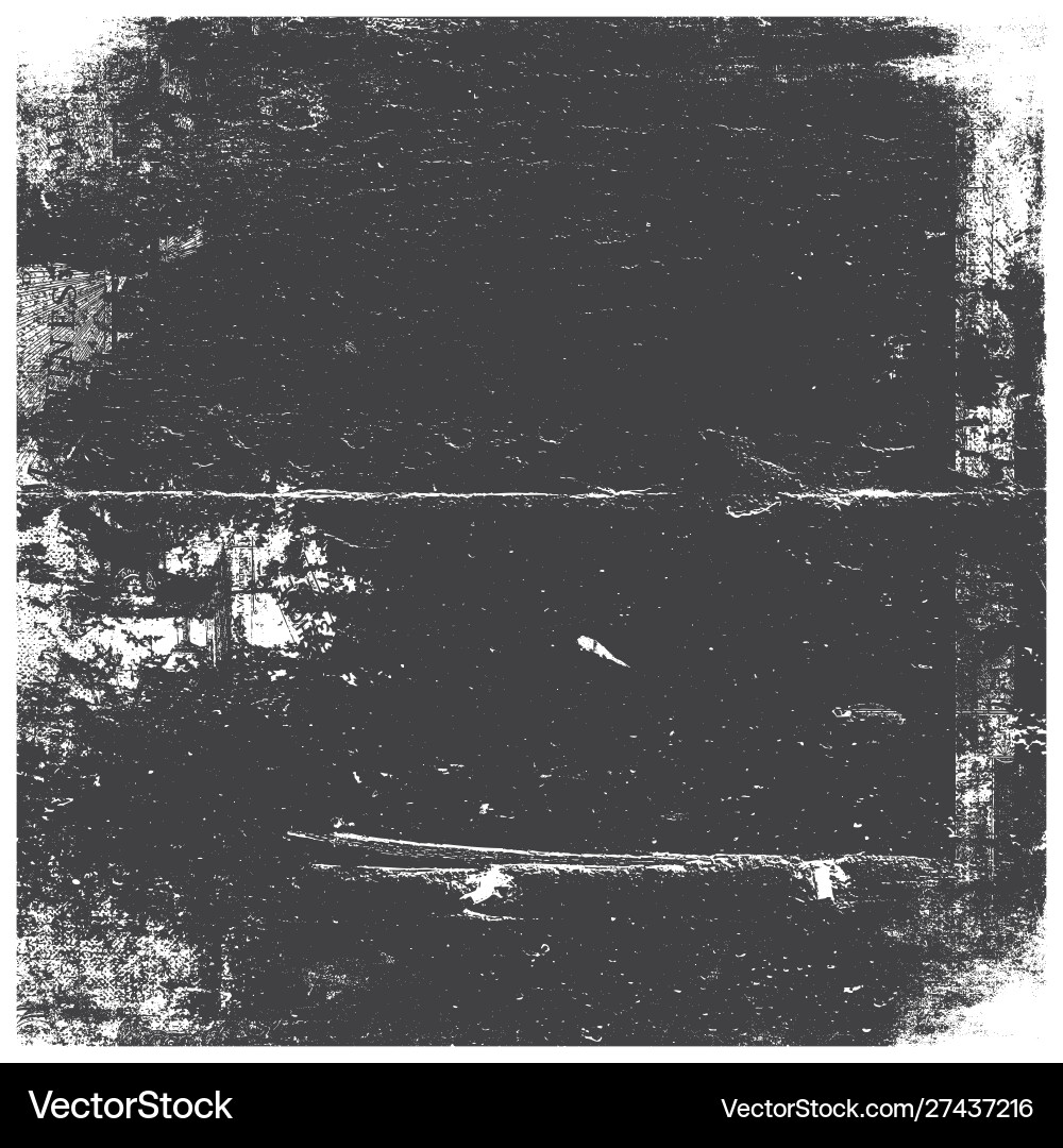 Dark Grunge Texture Overlay vector image