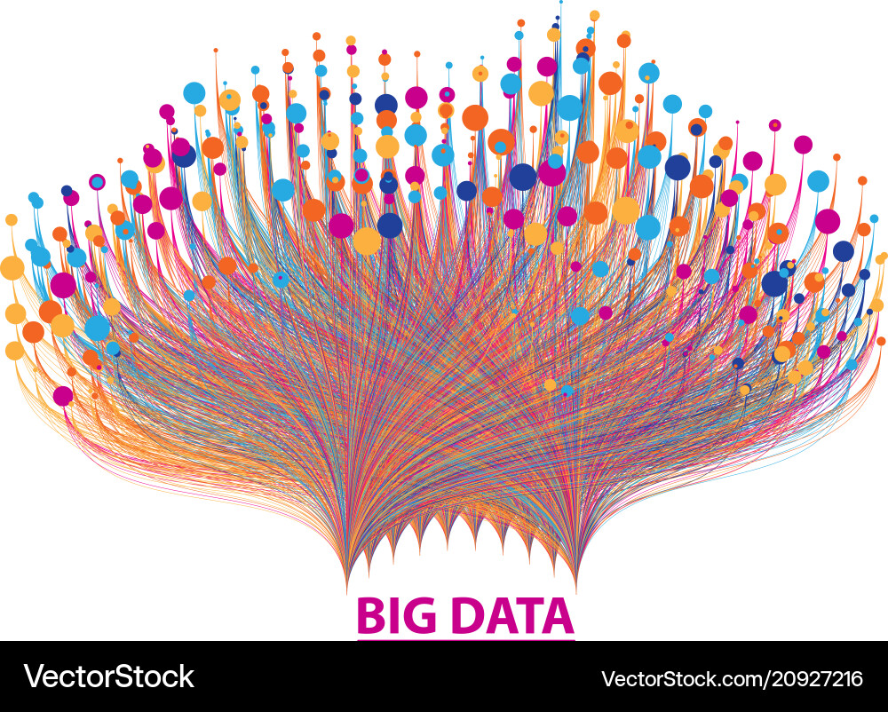 Data Flow Abstract Concept vector image