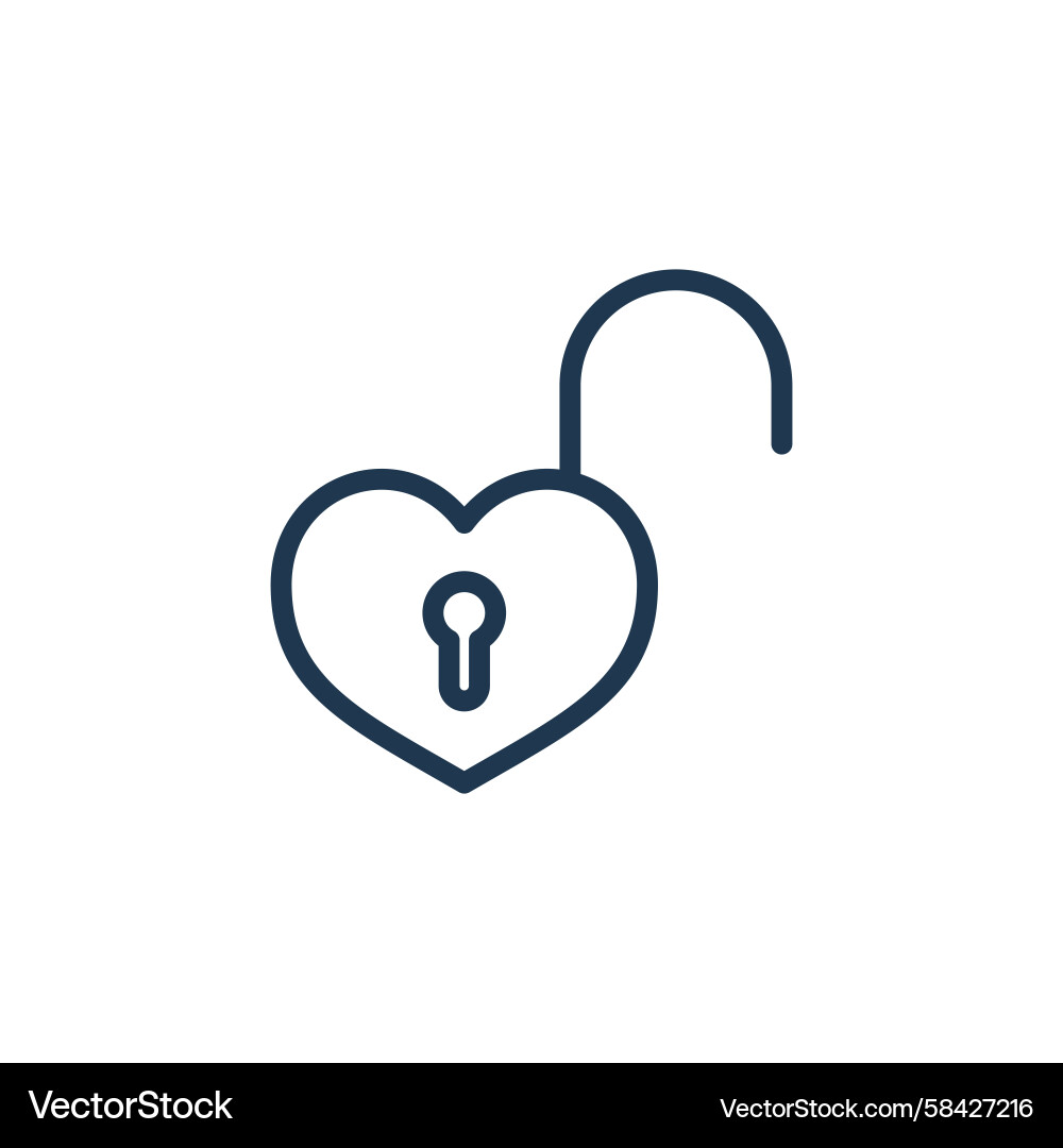 Padlock Icon - Simple Lock Vector Image