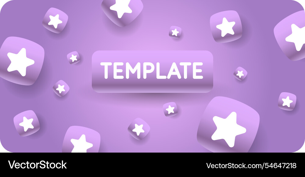 Abstract background with a stars modern graphics vector image