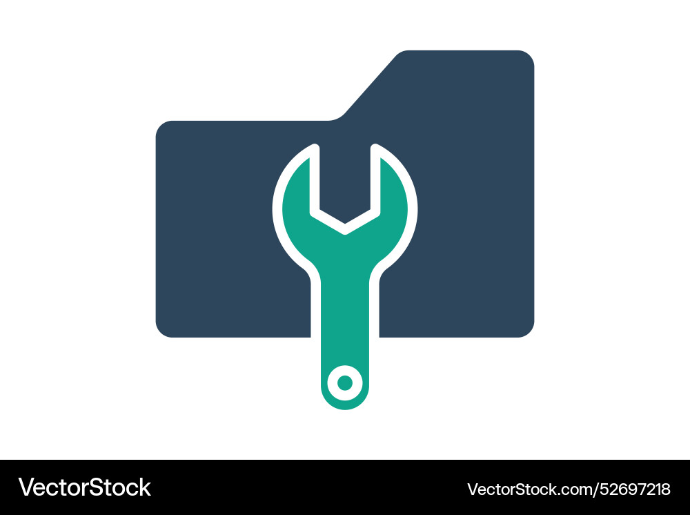 Data management solid icon Data management solid icon vector image