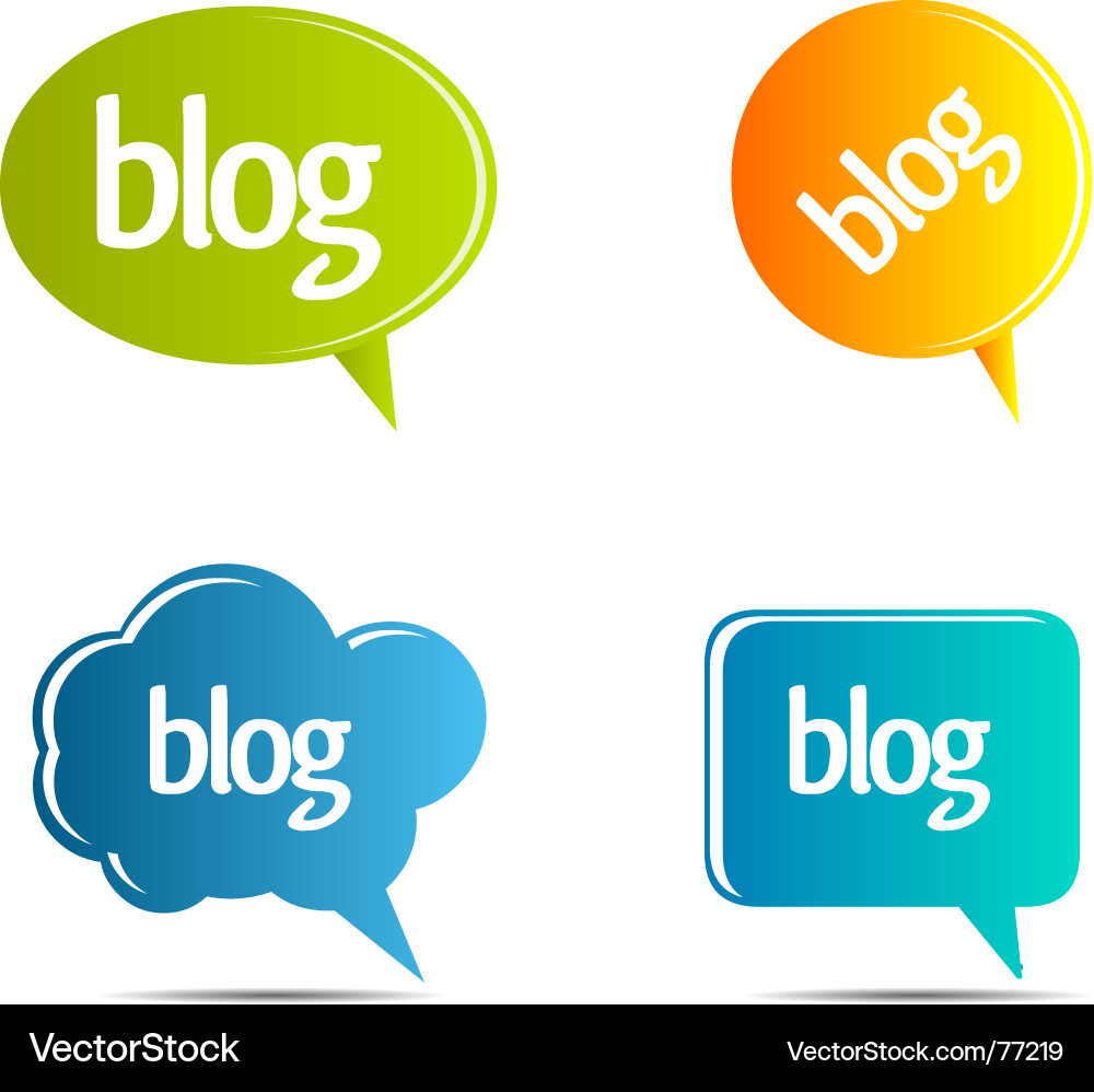 Blog Royalty Free Vector Image - VectorStock