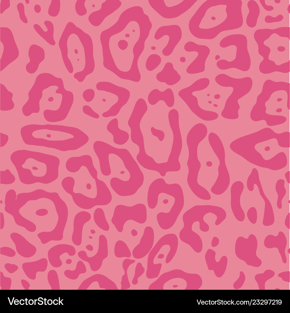Leopard Print Seamless Pattern vector image