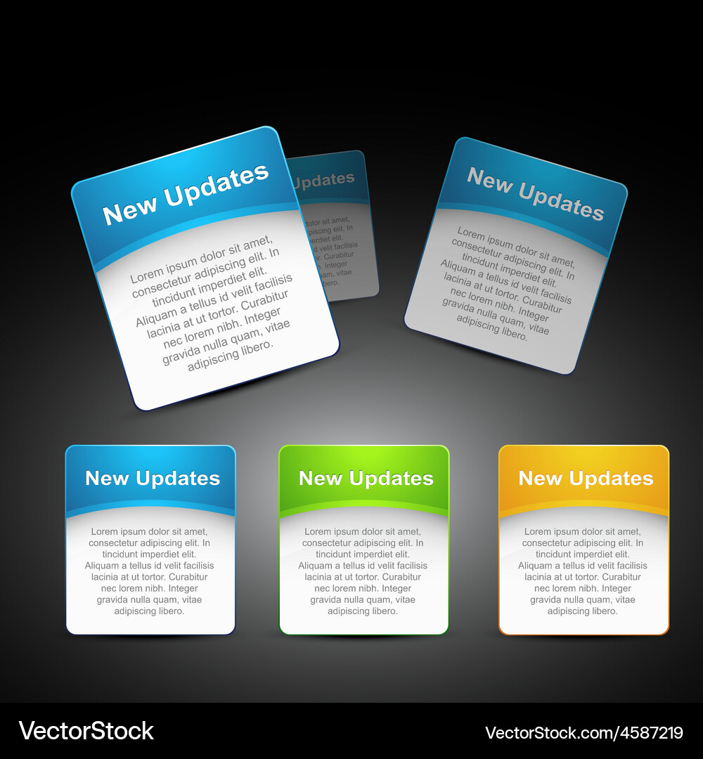 Web element to be placed in your website Vector Image