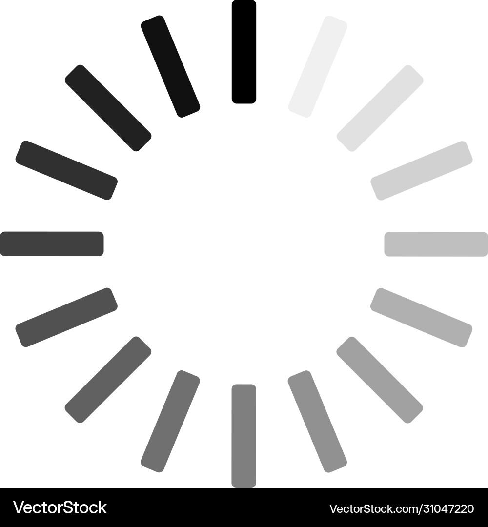 Loading Icon - Circular Progress vector image