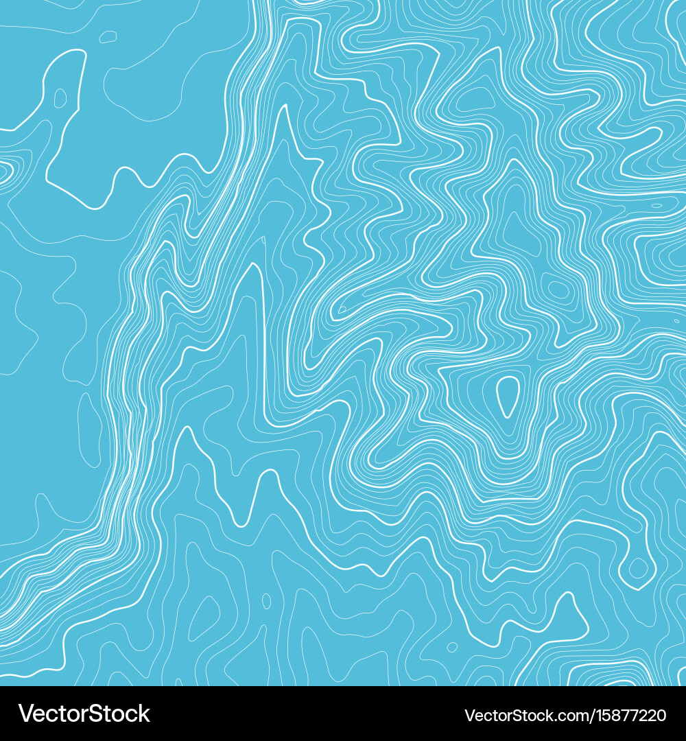 Topographic map background with space for copy vector image