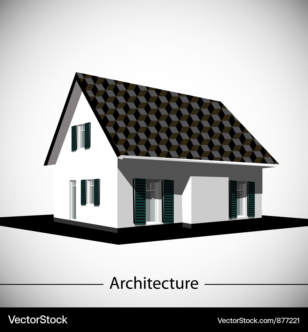 Architectural Blueprint Background Vector Image