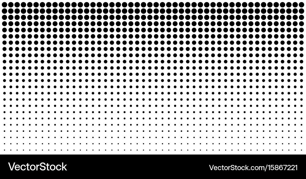 Gradient Halftone Dots Background vector image