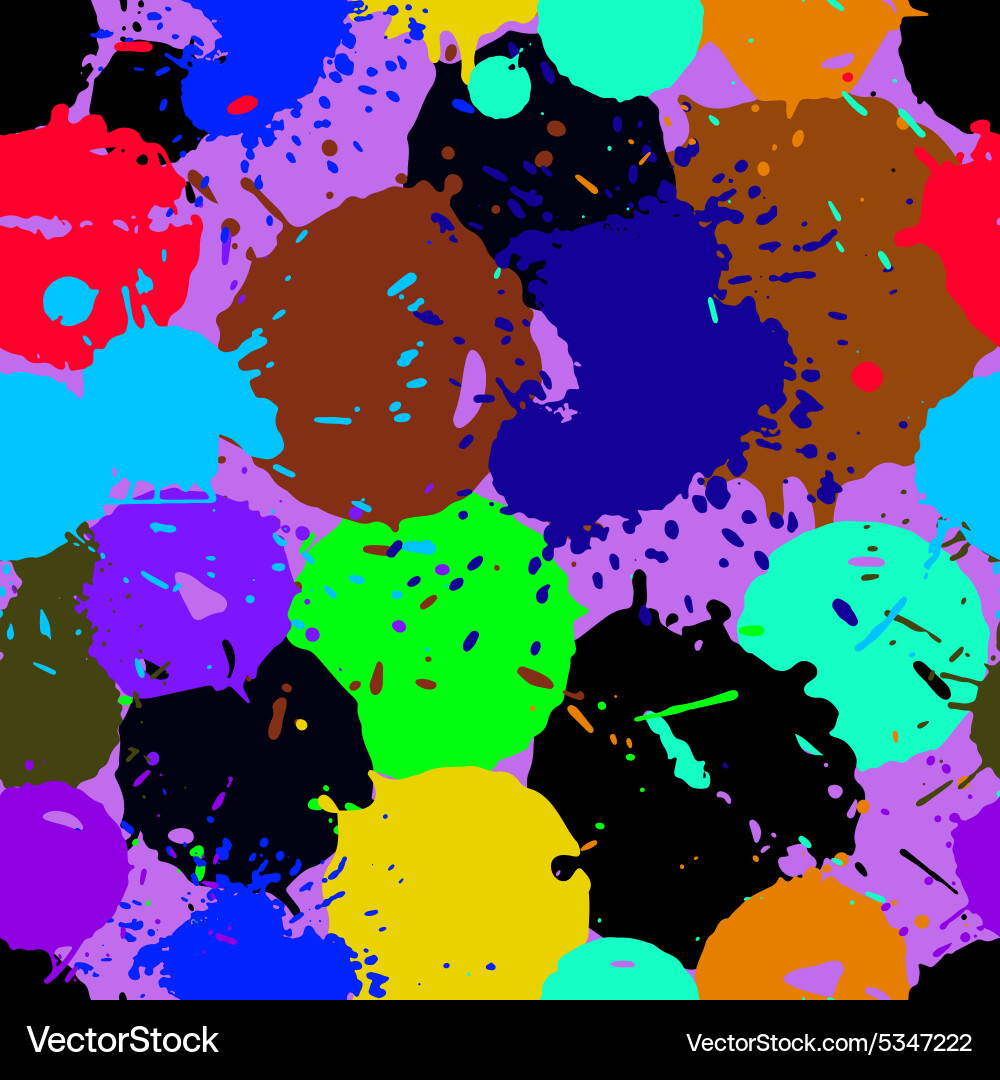Colored blobs set Vector Image