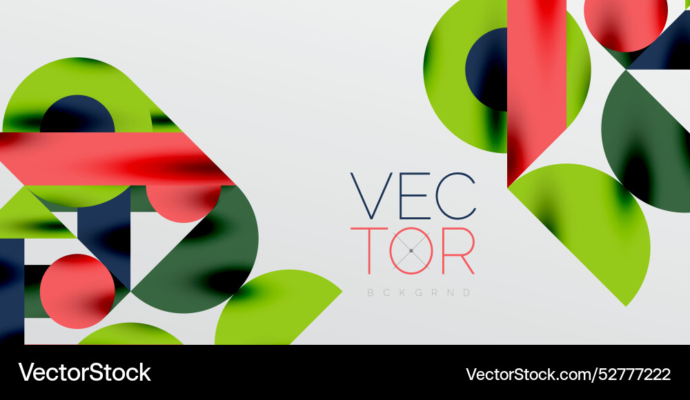 Colorful simple dynamic geometric forms circles Colorful simple dynamic geometric forms circles vector image