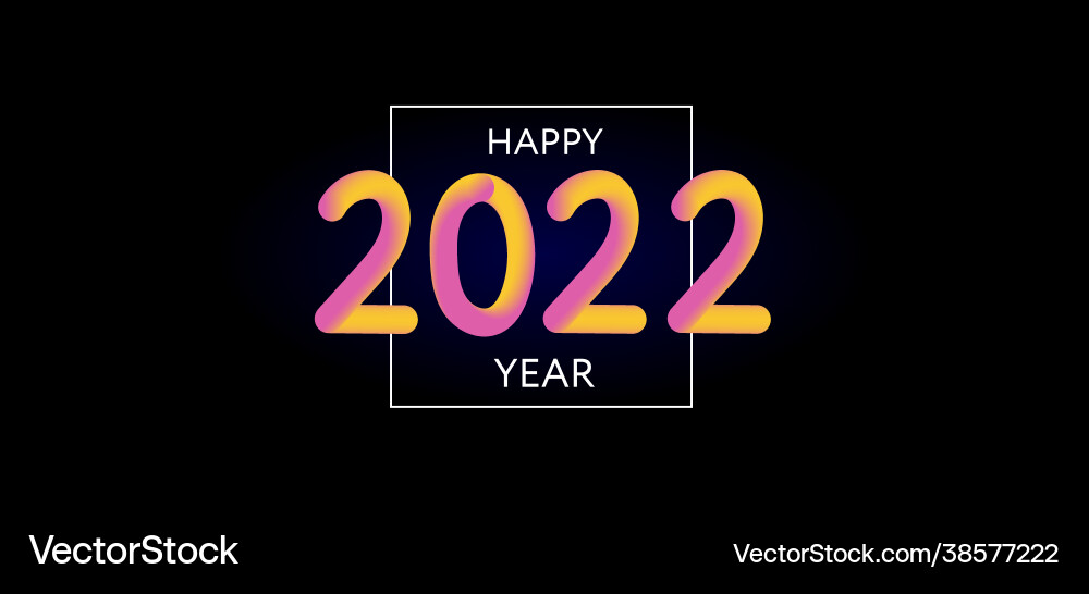 Frohes neues Jahr 2021 2022 design 3d modern Frohes neues Jahr 2021 2022 design 3d modern vektorbild