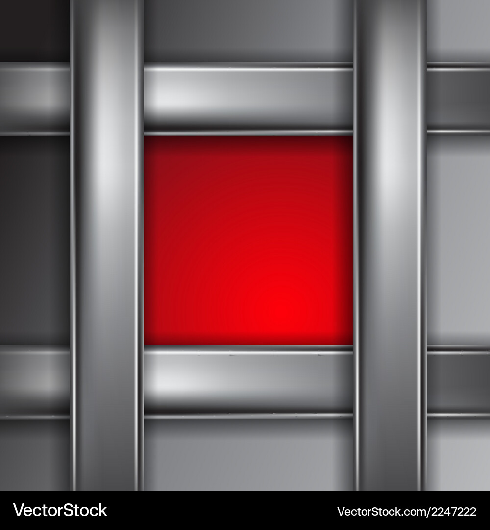 Metal background with place for text Vector Image