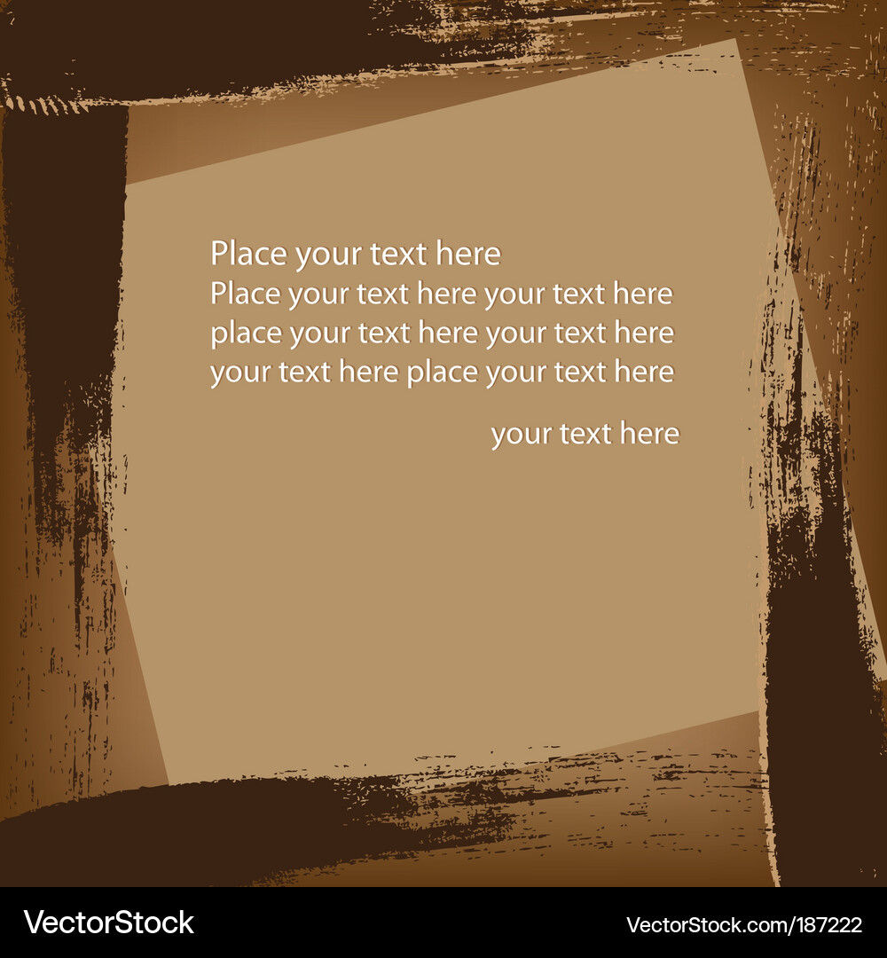 Rustic Textured Background Vector Image