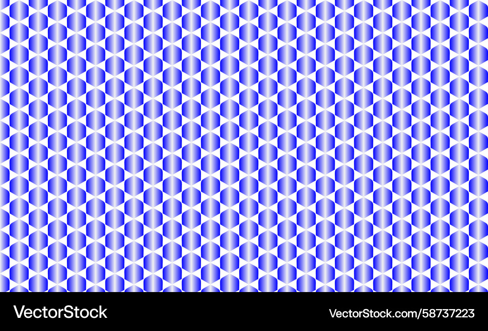 Blue hexagon seamless pattern hexagonal Vector Image
