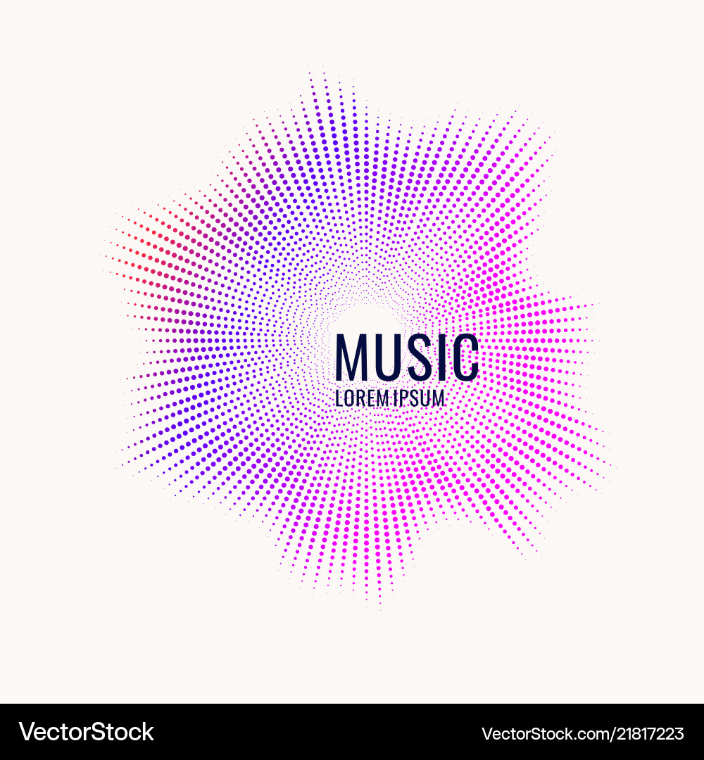 Dynamic Colored Particle Background Vector Image