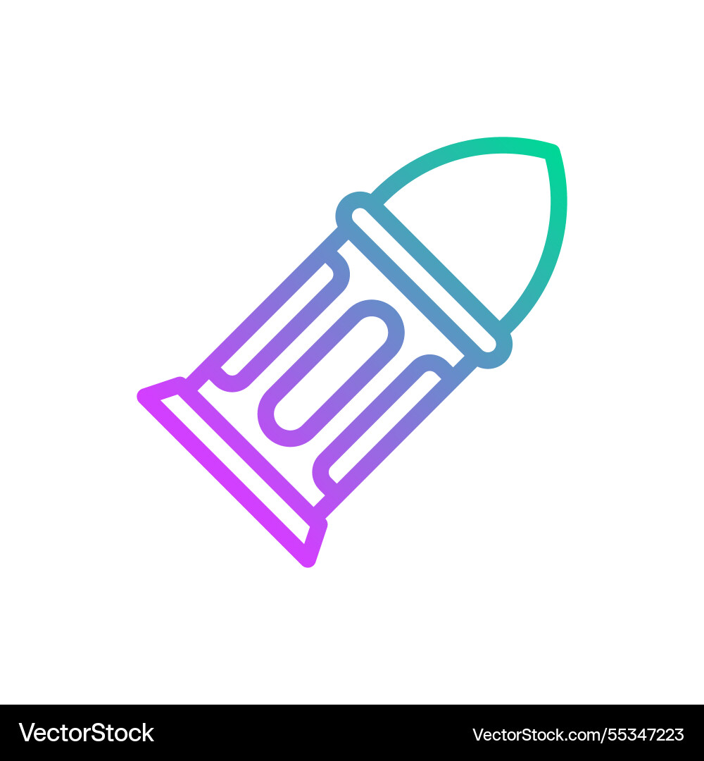 Gradient bullet icon minimalist design Gradient bullet icon minimalist design Vector Image