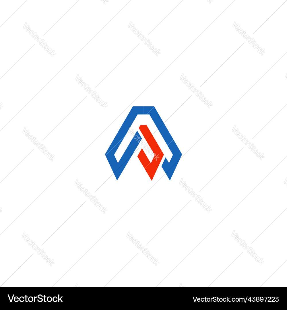 Shape triangle logo Royalty Free Vector Image - VectorStock