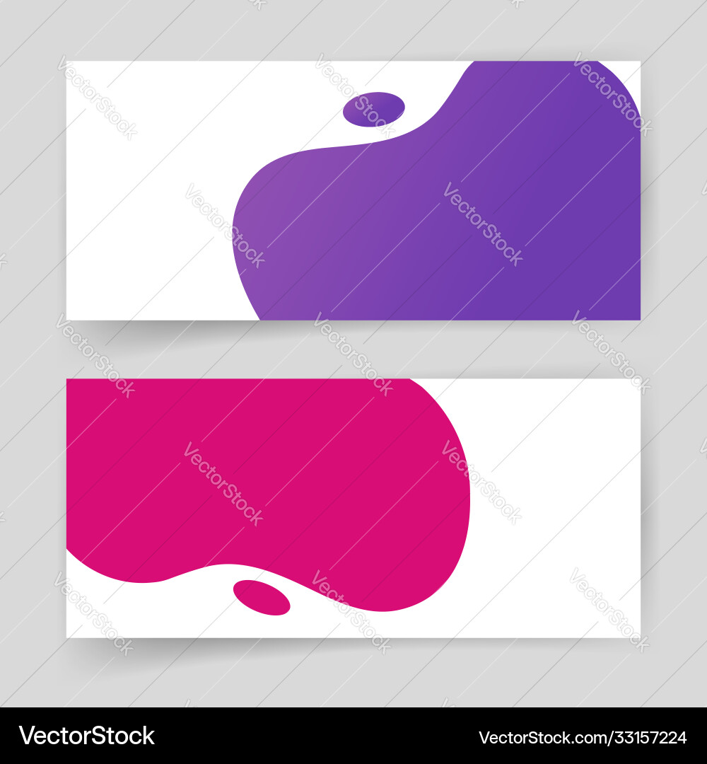 Abstract shapes element design liquid fluid vector image