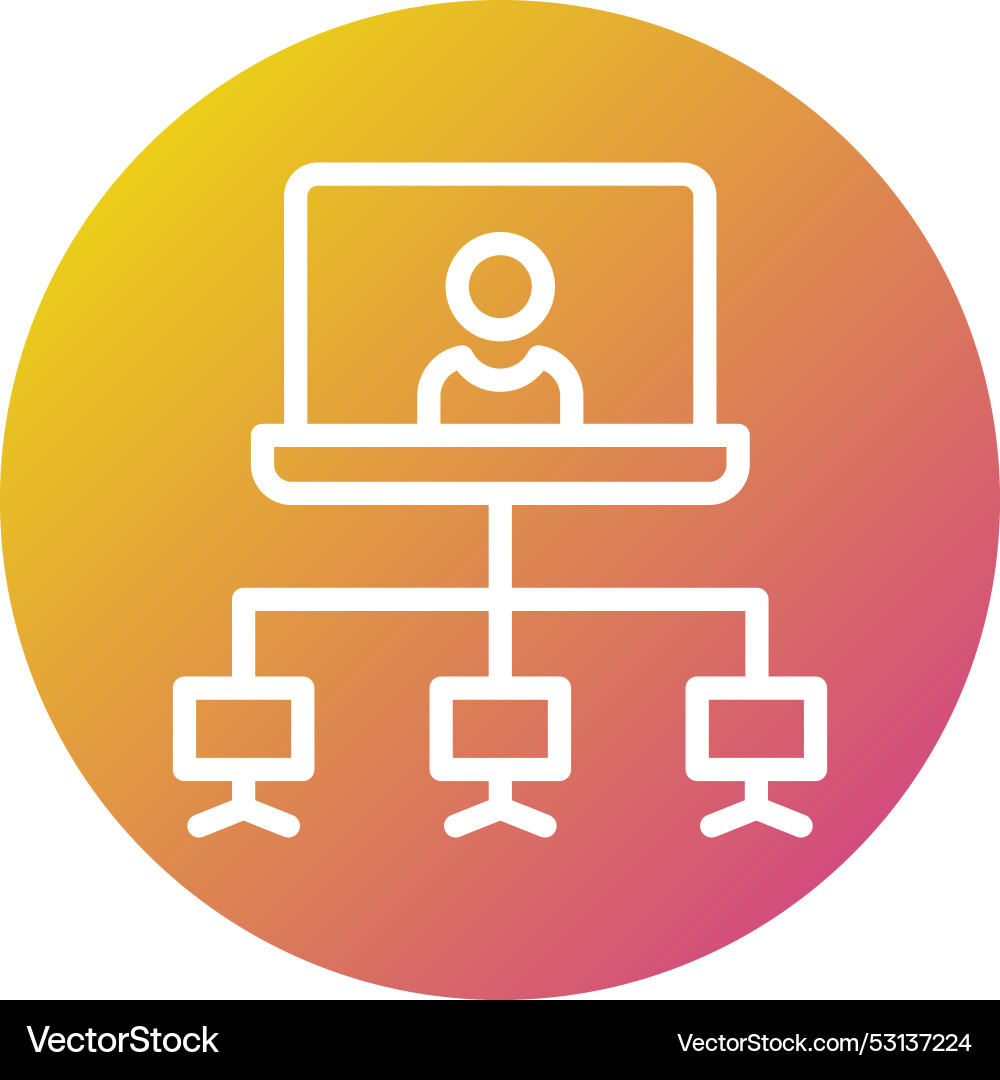 Client server icon design Vector Image