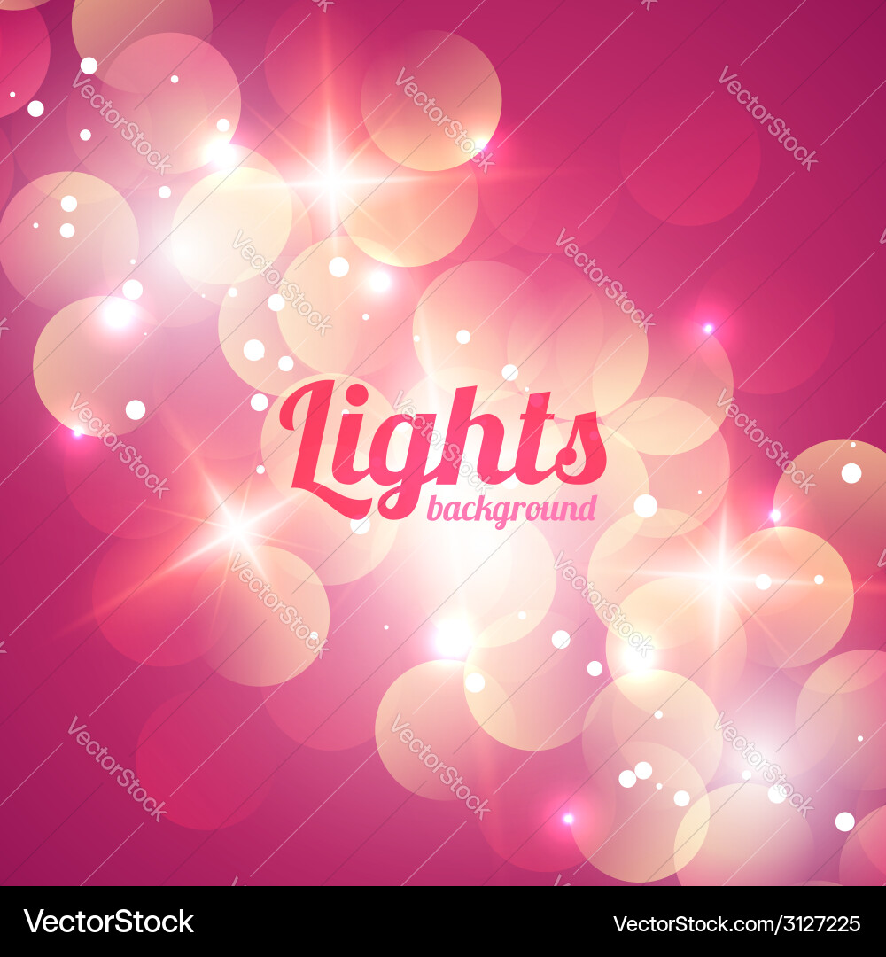 Bokeh abstract light background Vector Image
