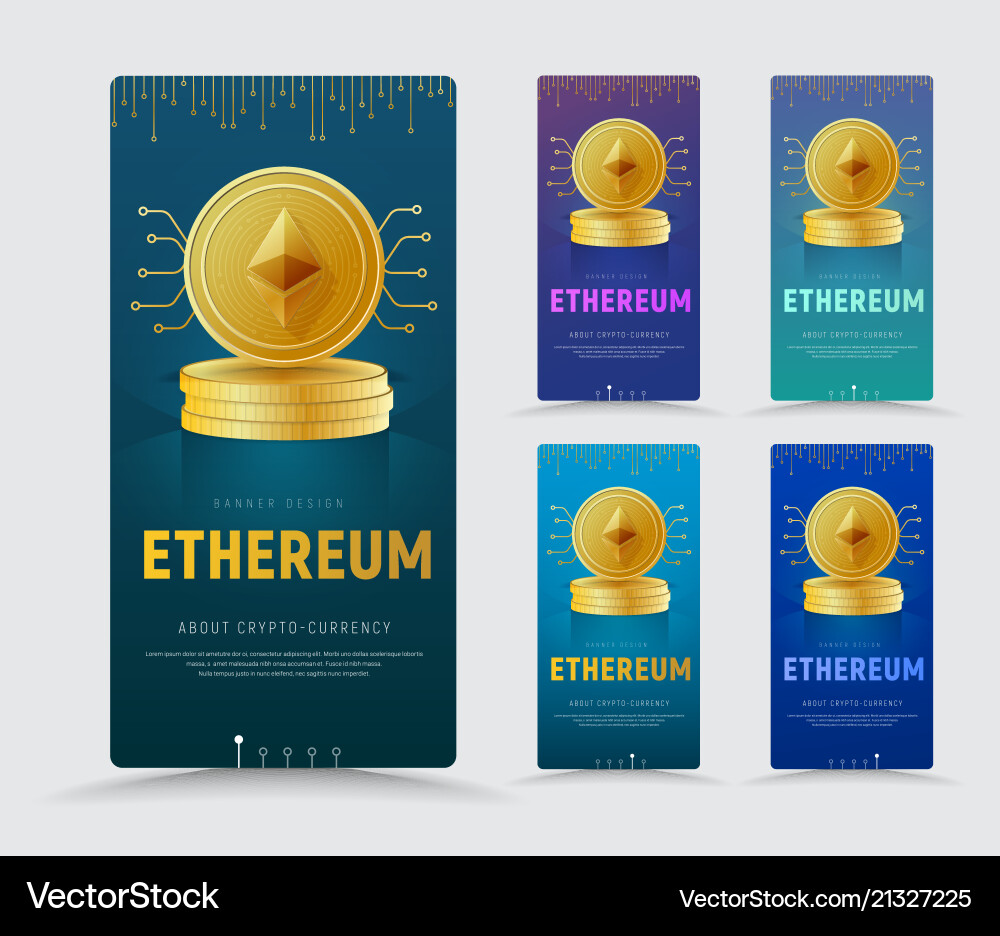 Template of a vertical web banner with gold Template of a vertical web banner with gold vector image