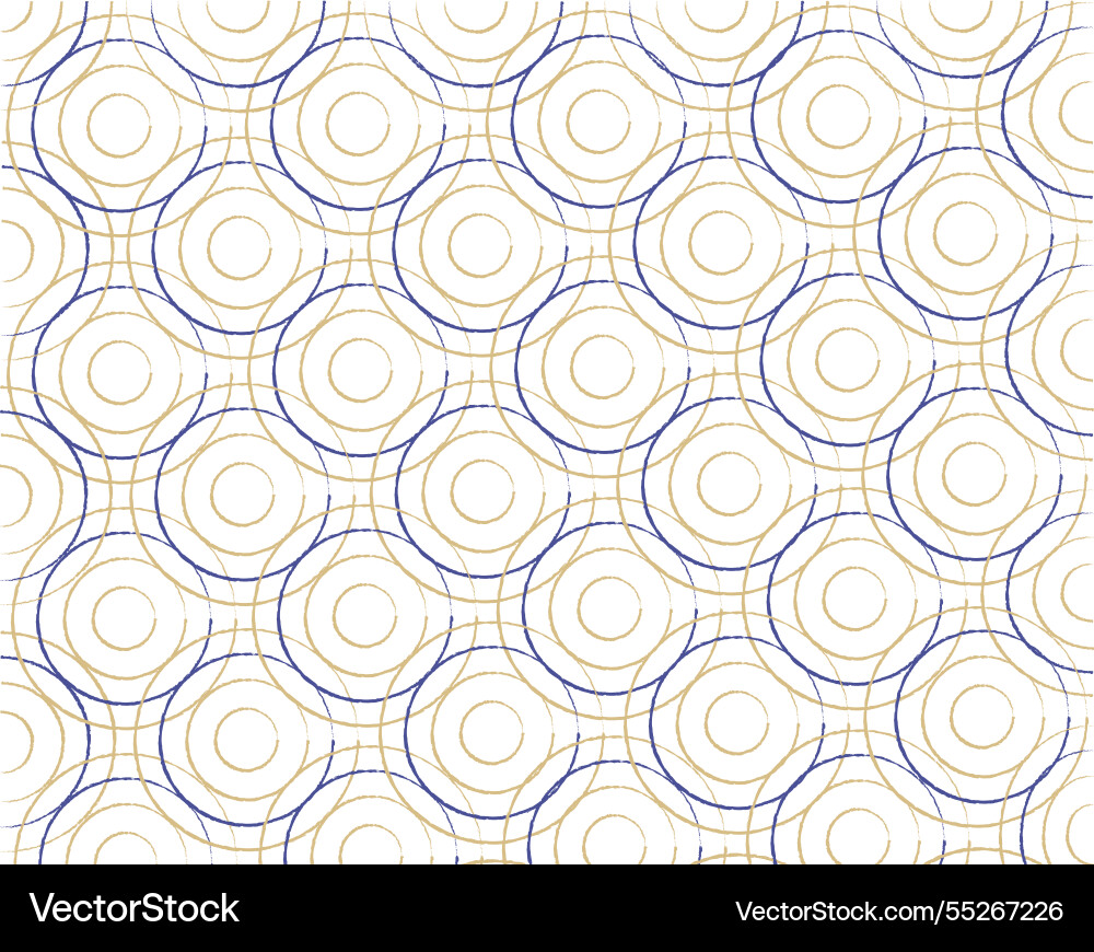 Circles seamless pattern repeating design element vector image