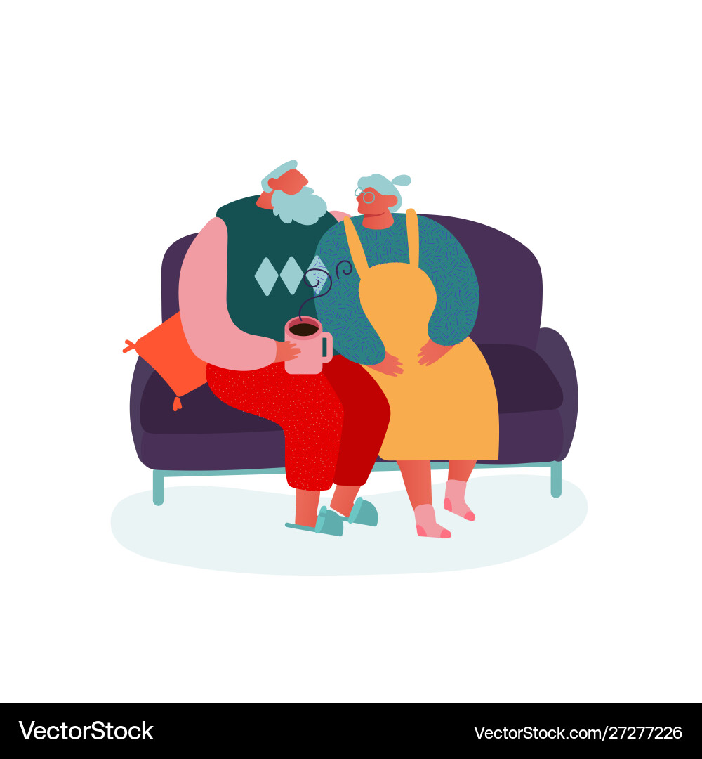 Family Winter Celebration vector image