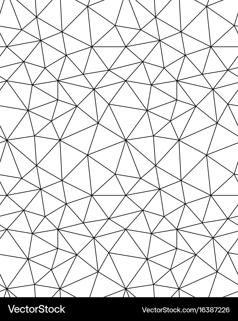 Geometric Polygonal Pattern Vector Image