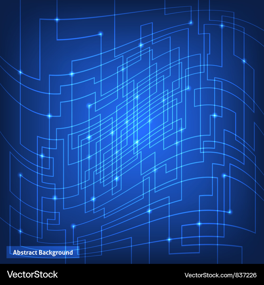 Virtual circuit technology background Vector Image